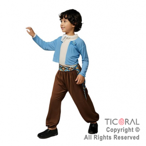 DISFRAZ GAUCHO CON ESCARAPELA TALLE 3 x 1